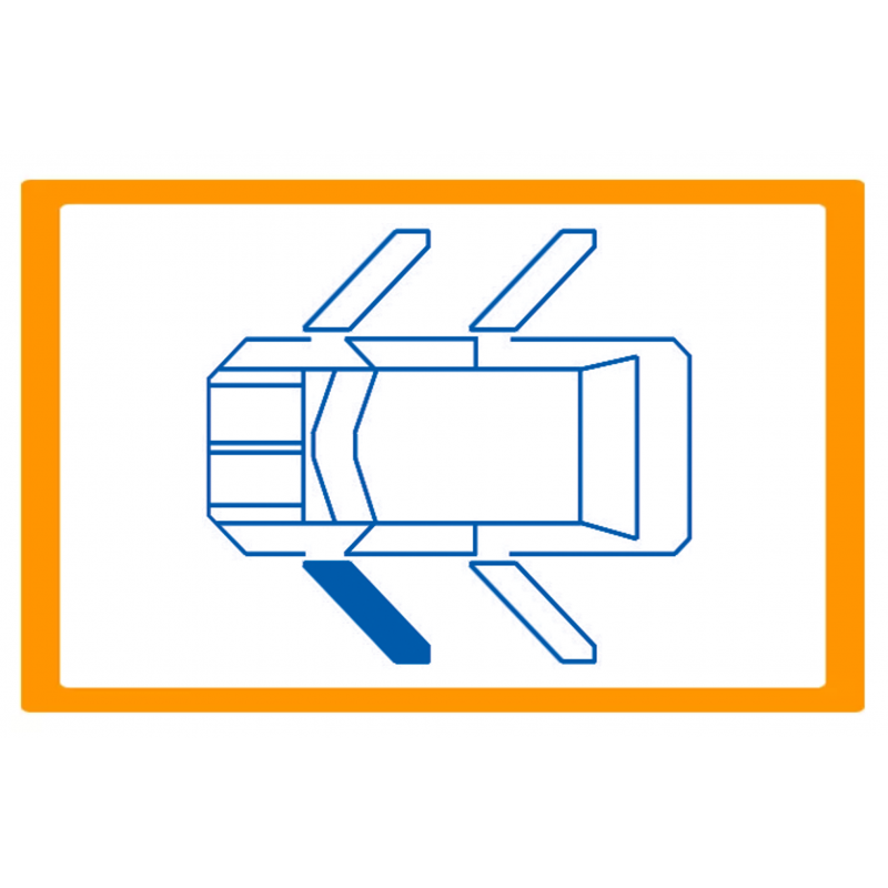 Alzavetro auto  porta Anteriore lato  SINISTRO per  Renault Captur (3/2013) Solo meccanismo per motori originali con e senza ele