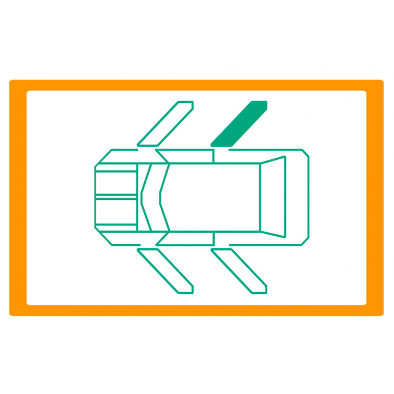 Alzavetro auto  porta Posteriore lato  DESTRO per  Citroen DS5 (2011) Solo meccanismo per motori originali con elettronica / Mec