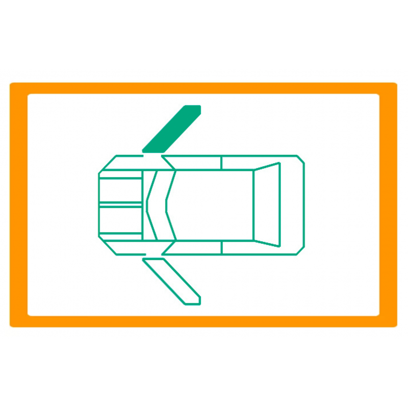 Alzavetro auto  porta  lato  DESTRO per  Mercedes Benz Viano W638 (2/19962/2004) Alzacristallo manuale / Manual window regulator