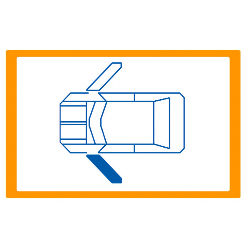 Alzavetro auto  porta  lato  SINISTRO per  Bmw Mini One “R50 - R52 - R53” (6/20019/2006) Solo motore / Motor only / Solo motor